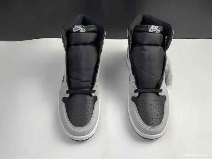 Rep Light Jordan Smoke 1 Grey Air White 555088-035 Black High Retro 0515